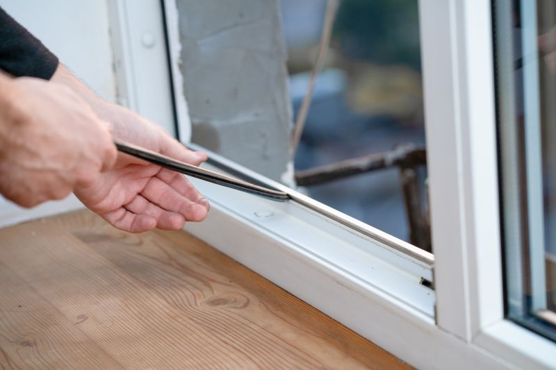 Installed Windows with Proper Sealing